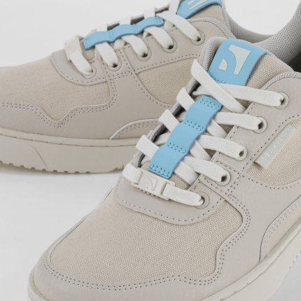 Barefoot Sneakers Barebarics Zing Vegan - Off-White & Blue
