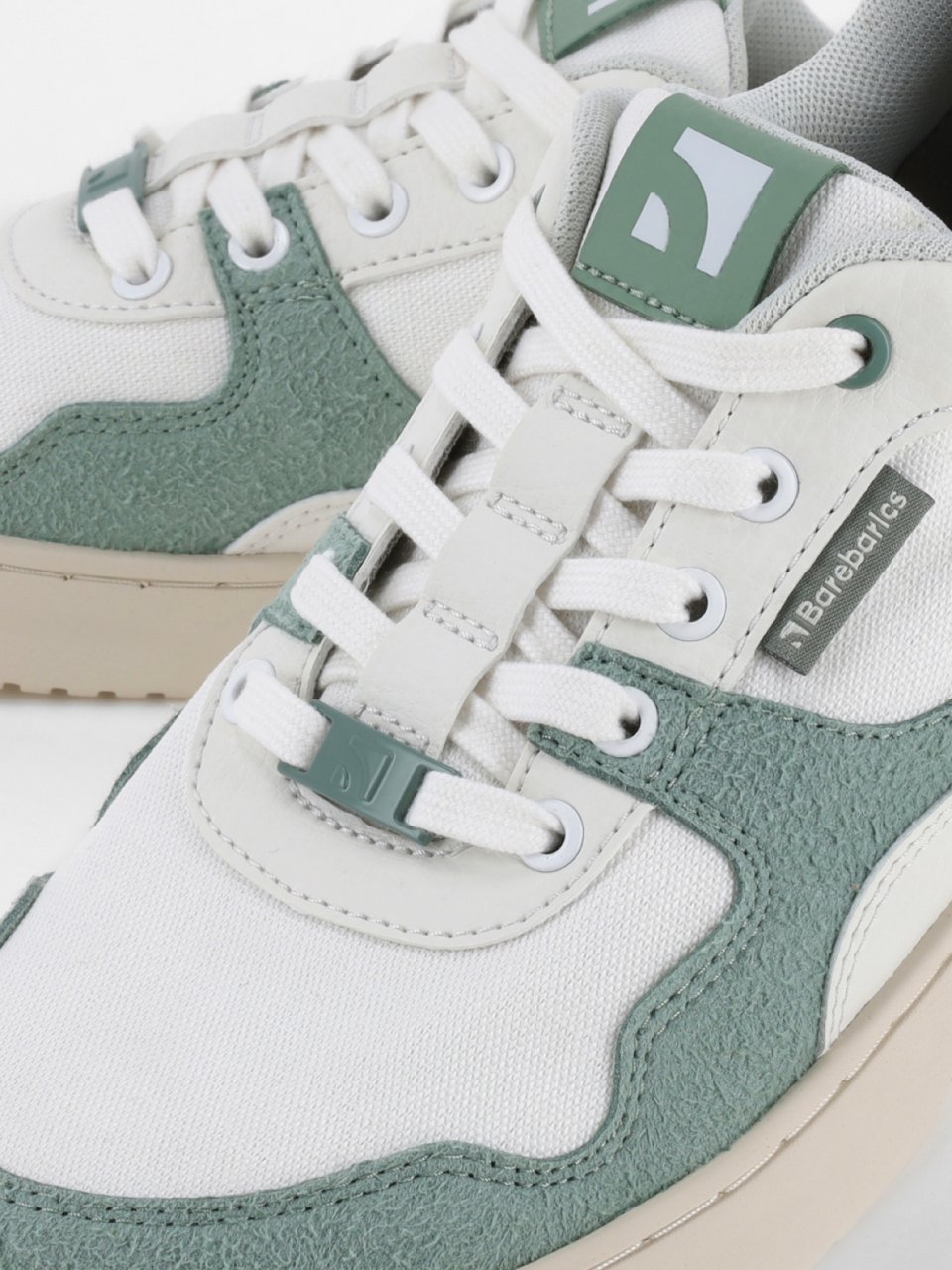 Barefoot Sneakers Barebarics Zing Vegan - White & Green