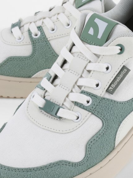 Barefoot Sneakers Barebarics Zing Vegan - White & Green