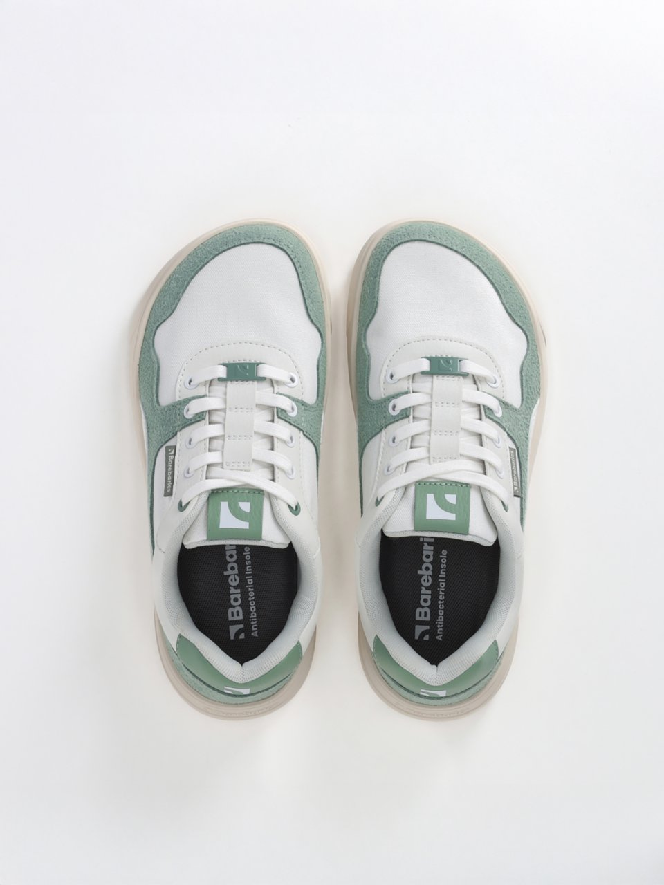 Barefoot Sneakers Barebarics Zing Vegan - White & Green