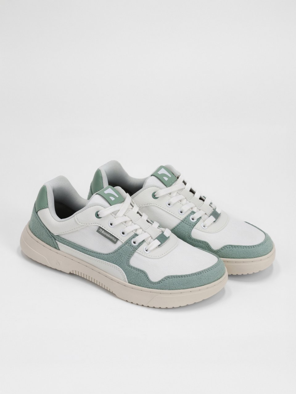 Barefoot Sneakers Barebarics Zing Vegan - White & Green