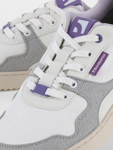 Barefoot Sneakers Barebarics Zing Vegan - White & Purple