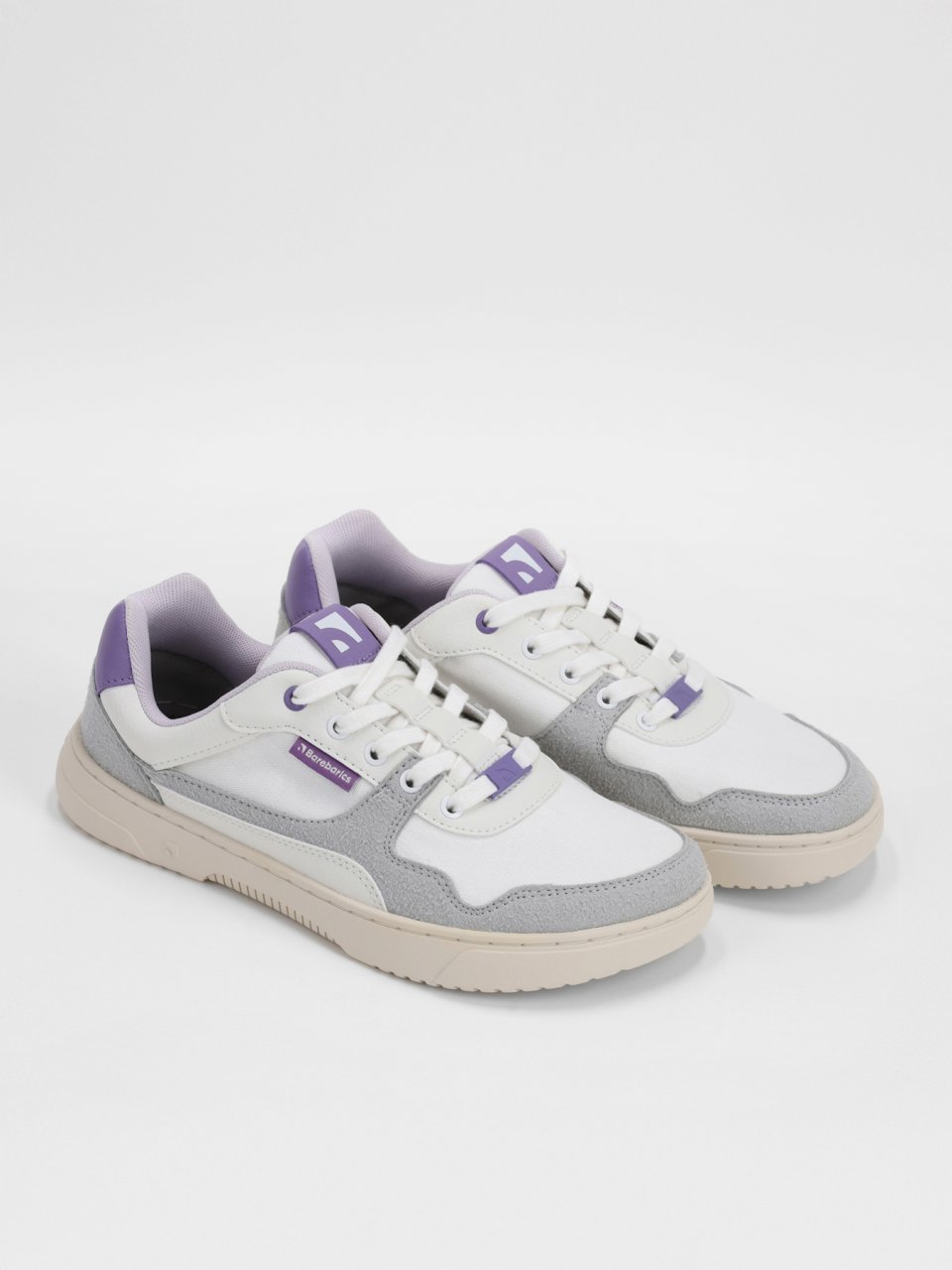 Barefoot Sneakers Barebarics Zing Vegan - White & Purple