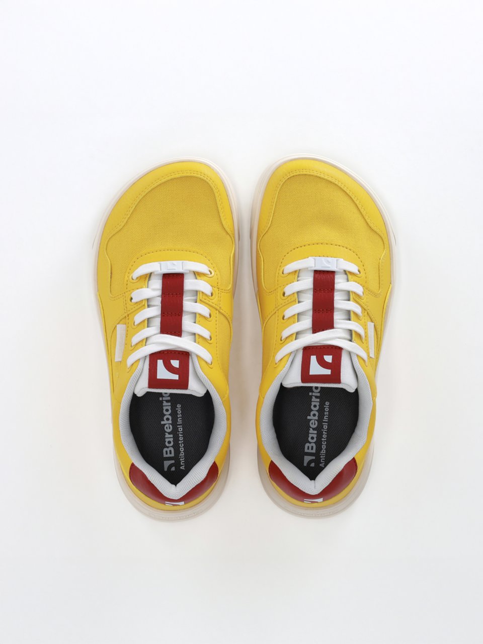 Barefoot Sneakers Barebarics Zing Vegan - Yellow & Red