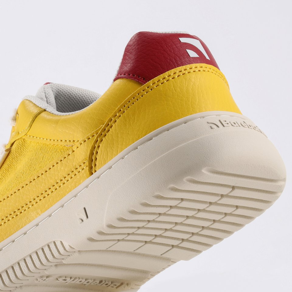 Barefoot Sneakers Barebarics Zing Vegan - Yellow & Red
