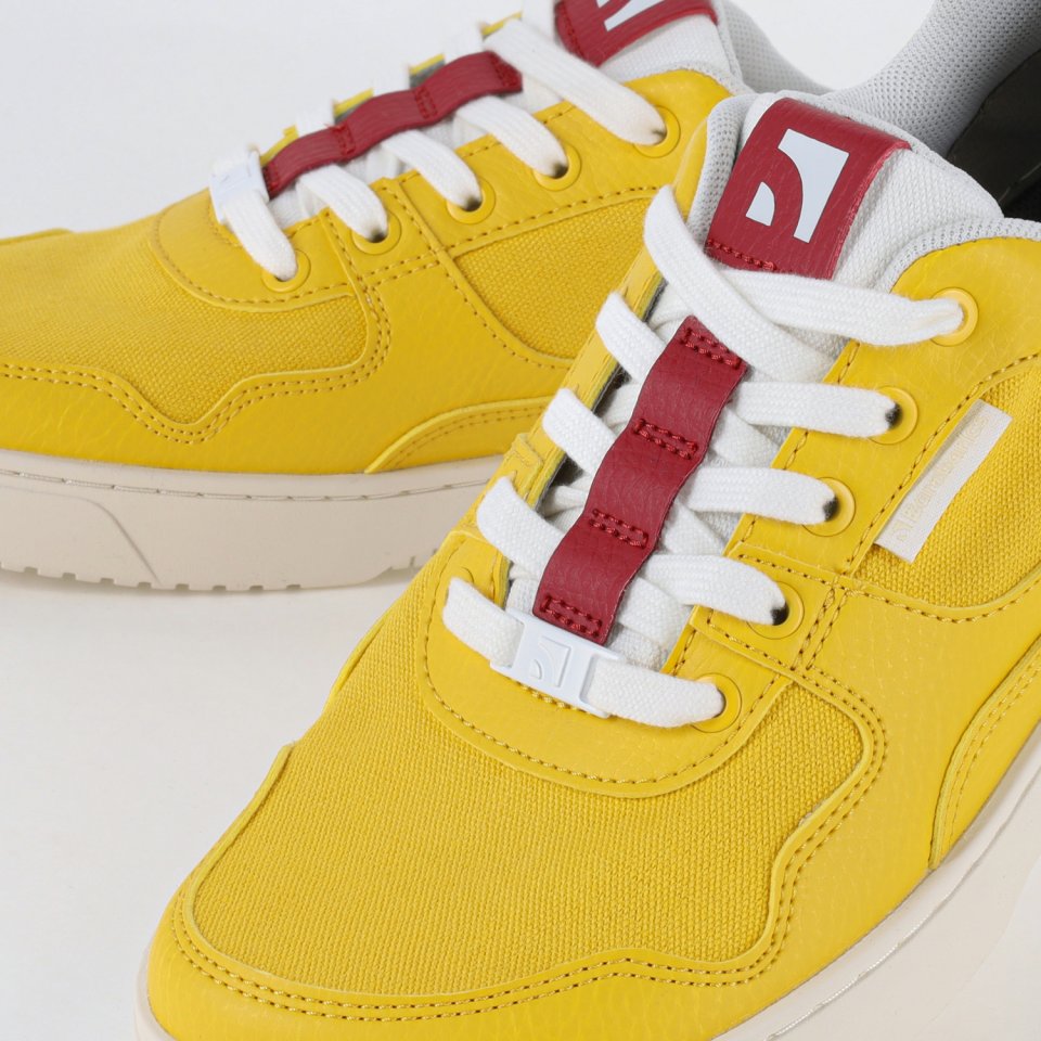 Barefoot Sneakers Barebarics Zing Vegan - Yellow & Red