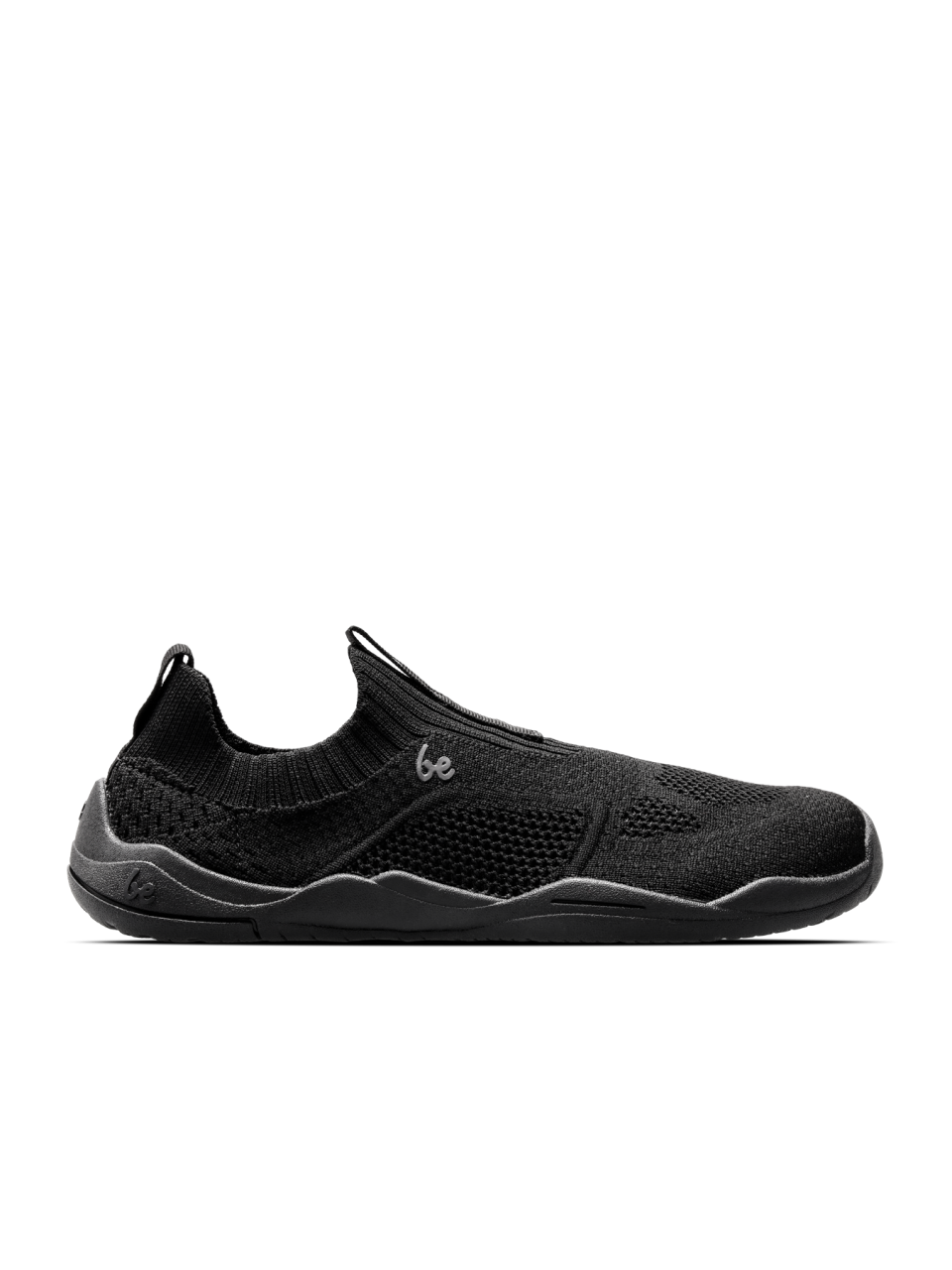 Kid's Barefoot Slip-on Shoes Be Lenka Luppo Junior - All Black