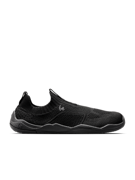 Kid's Barefoot Slip-on Shoes Be Lenka Luppo Junior - All Black