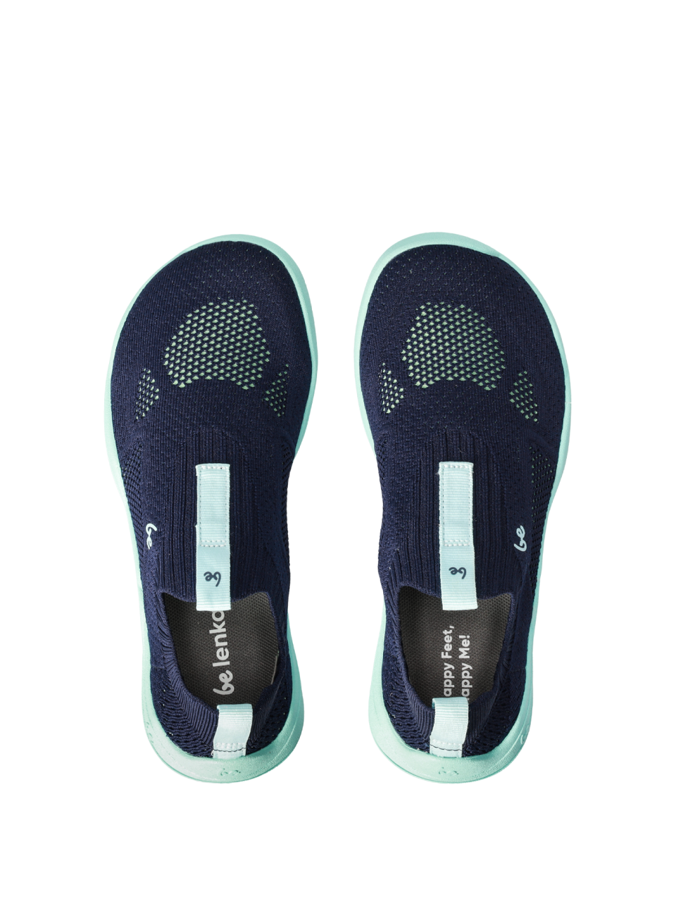 Kid's Barefoot Slip-on Shoes Be Lenka Luppo Junior - Blue & Aqua