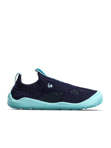 Kid's Barefoot Slip-on Shoes Be Lenka Luppo Junior - Blue & Aqua