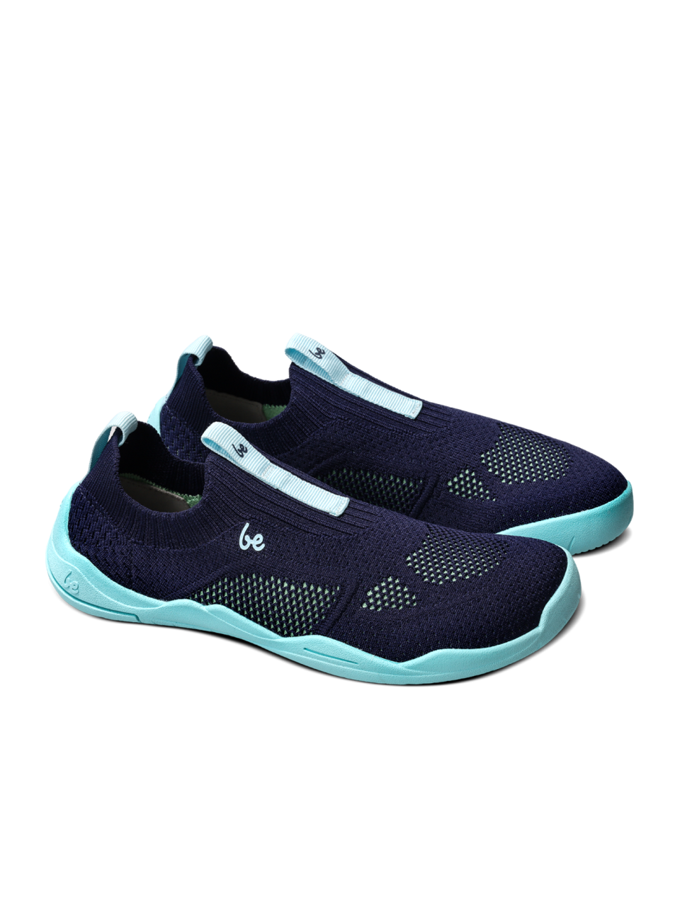 Kid's Barefoot Slip-on Shoes Be Lenka Luppo Junior - Blue & Aqua
