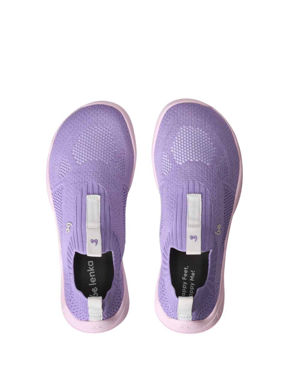 Kid's Barefoot Slip-on Shoes Be Lenka Luppo Junior - Lilac & Pink