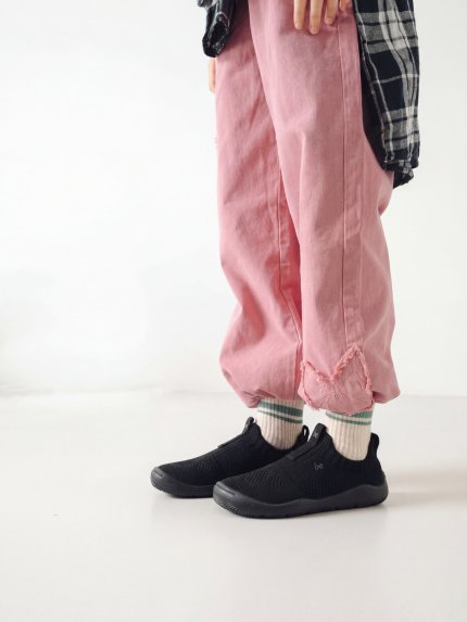 Kid's Barefoot Slip-on Shoes Be Lenka Luppo Kids - All Black