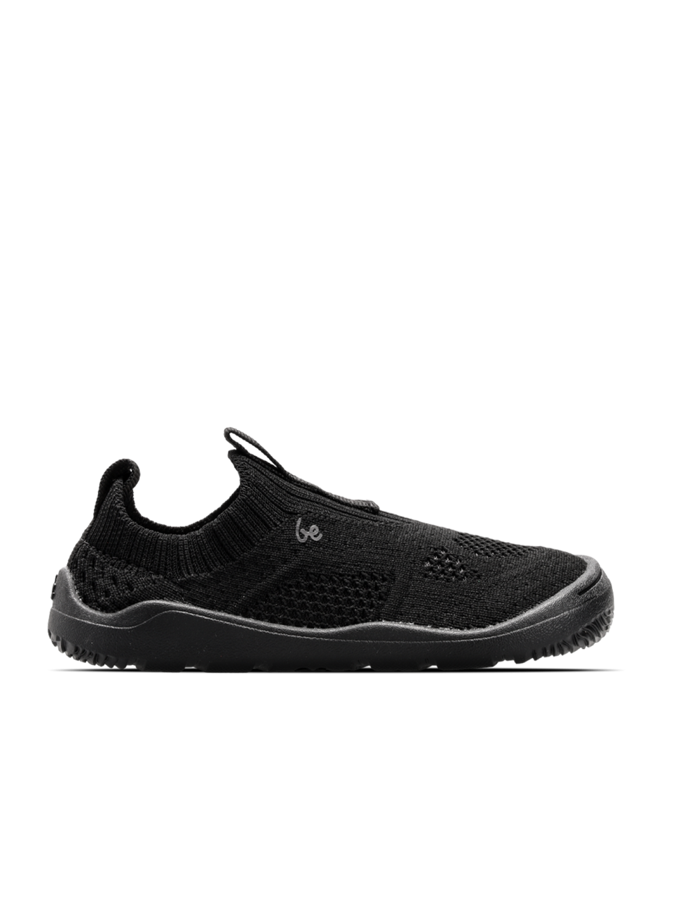 Kid's Barefoot Slip-on Shoes Be Lenka Luppo Preschool - All Black