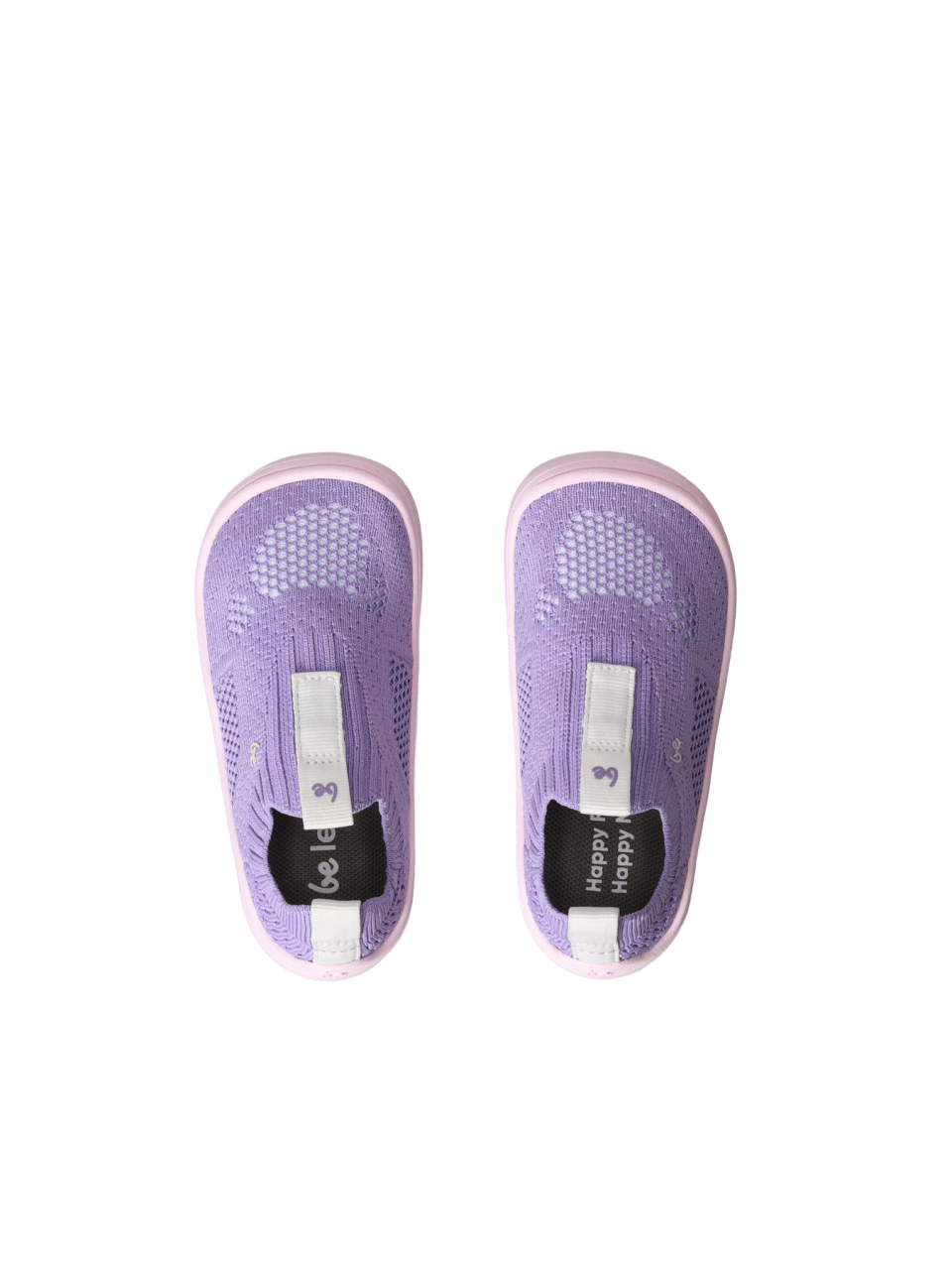 Kid's Barefoot Slip-on Shoes Be Lenka Luppo Preschool - Lilac & Pink