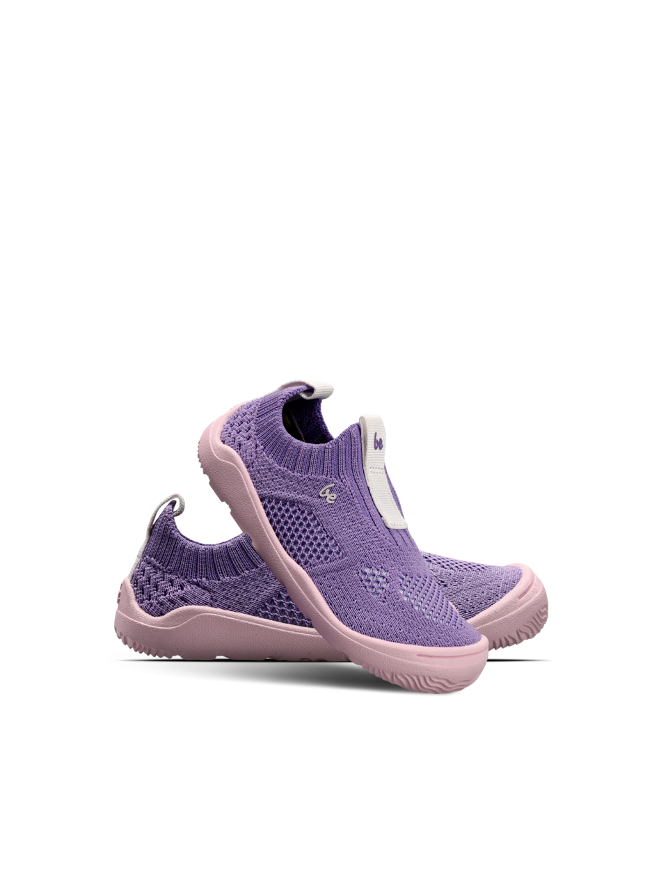 Kid's Barefoot Slip-on Shoes Be Lenka Luppo Preschool - Lilac & Pink