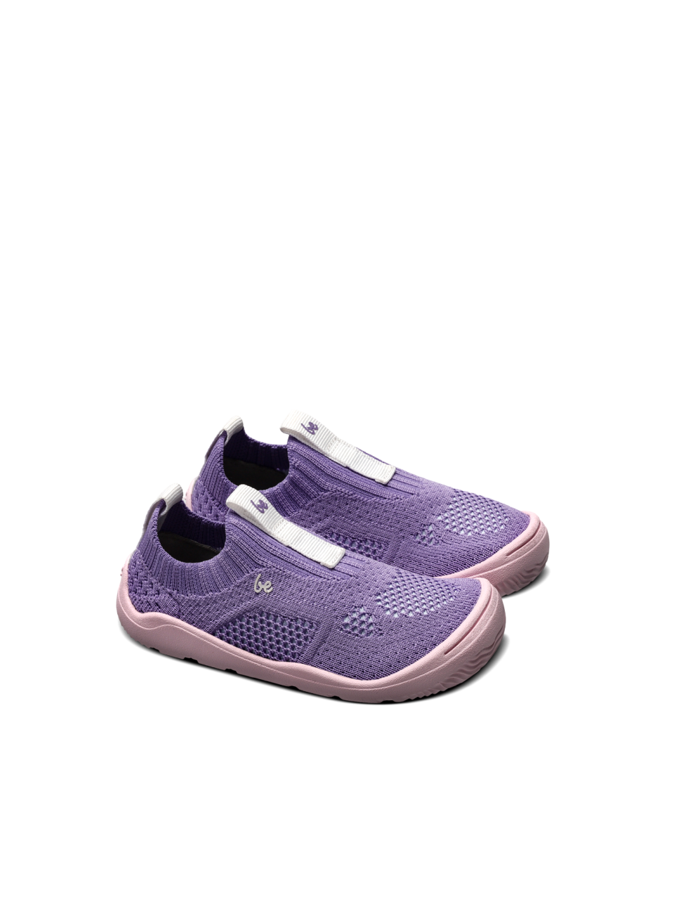Kid's Barefoot Slip-on Shoes Be Lenka Luppo Preschool - Lilac & Pink