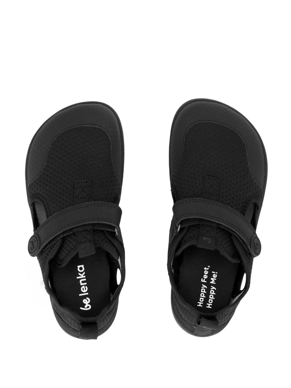 Kids' barefoot sandals Zest Preschool - All Black