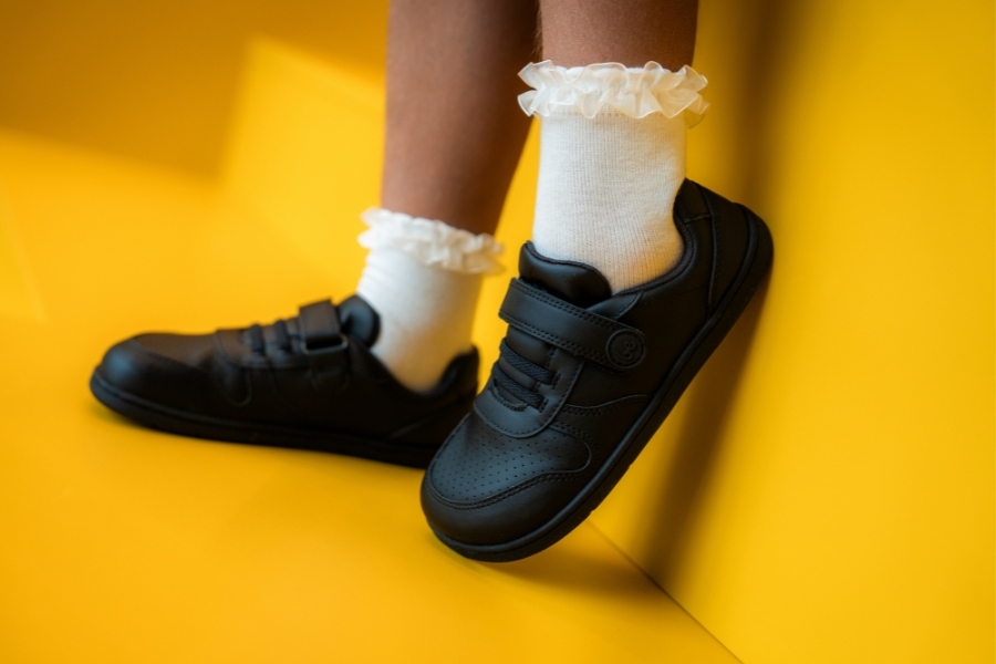 Kids' barefoot preschool shoes with velcro straps