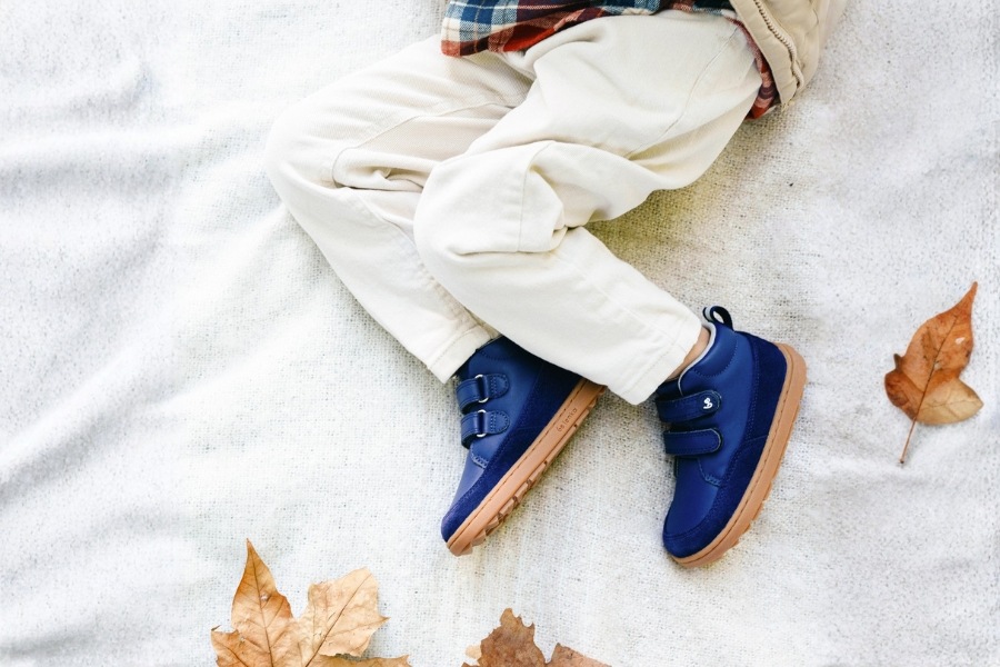 Kids' fall barefoot shoes with ankle coverage Kids' fall barefoot shoes with ankle coverage