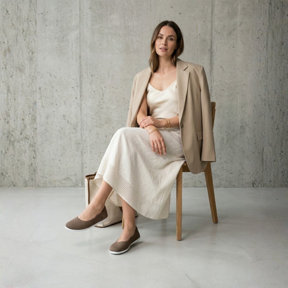Ballet Flats Be Lenka Delight - Biscuit Brown