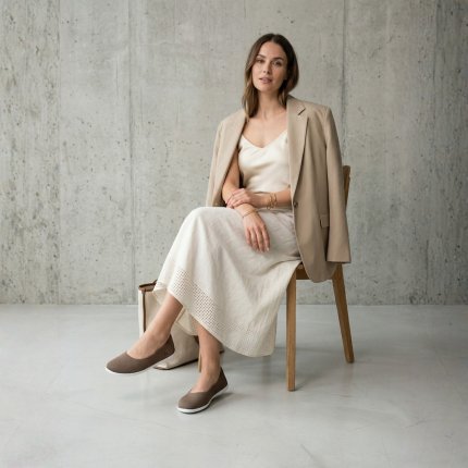 Ballet Flats Be Lenka Delight - Biscuit Brown