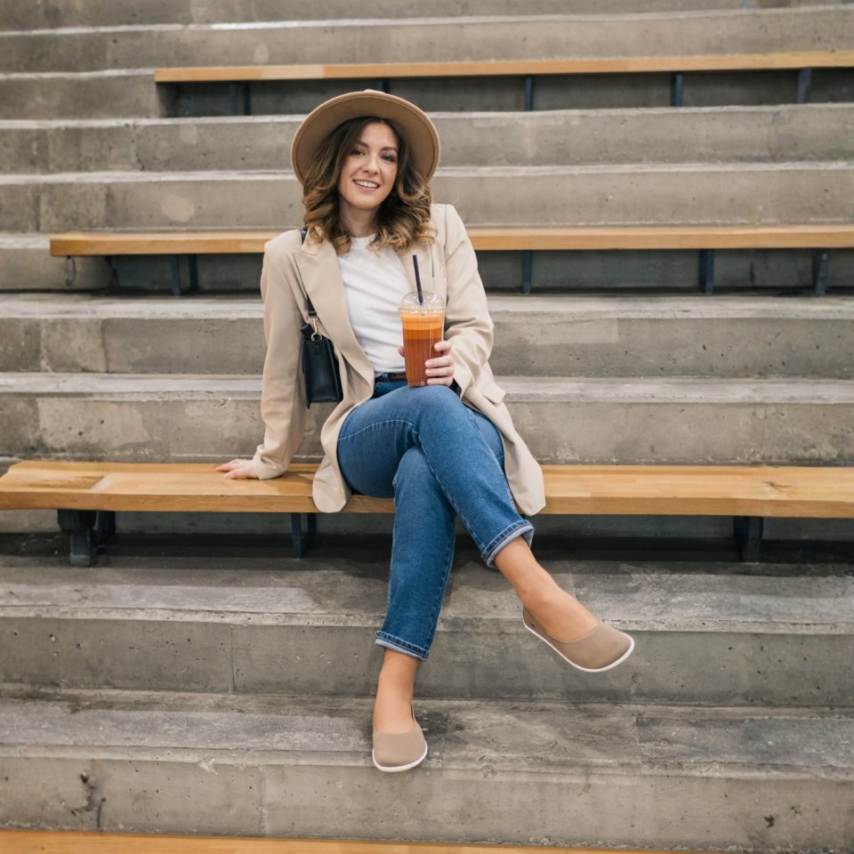 Ballet Flats Be Lenka Delight - Biscuit Brown