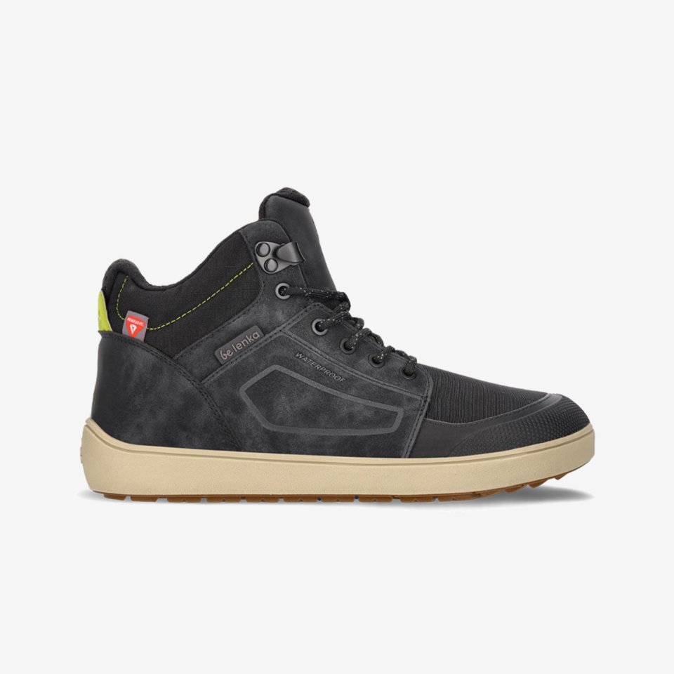 Barefoot Boots Be Lenka ArcticEdge - Charcoal Black