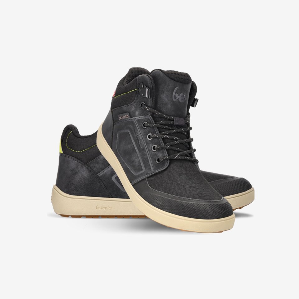 Barefoot Boots Be Lenka ArcticEdge - Charcoal Black