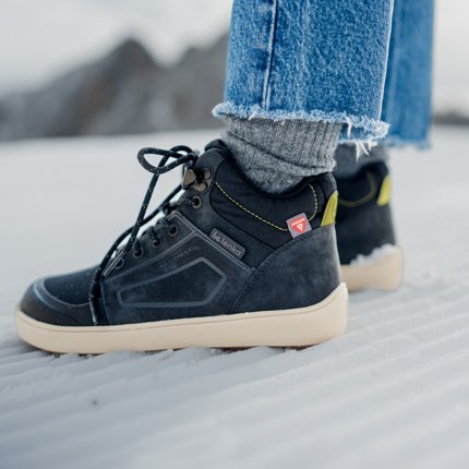 Barefoot Boots Be Lenka ArcticEdge - Charcoal Black