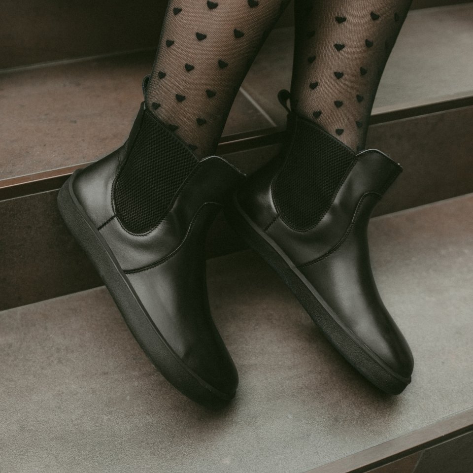 Barefoot Chelsea Boots Be Lenka Entice Neo - All Black