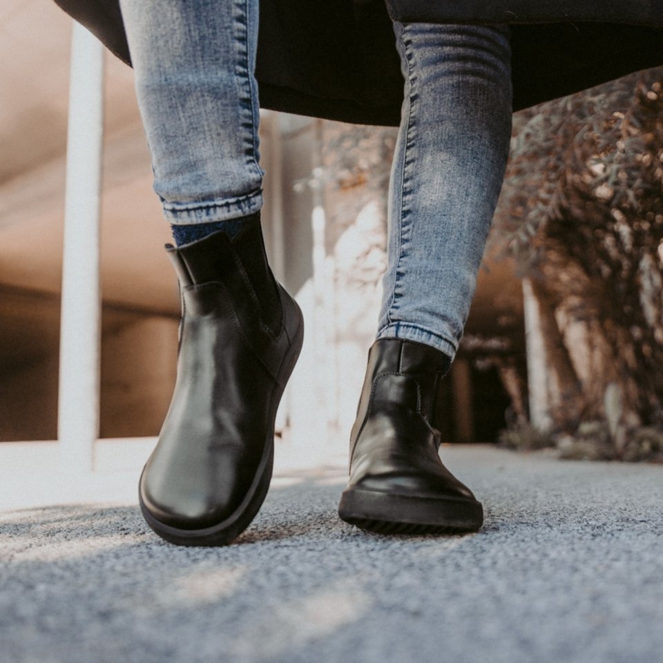Barefoot Chelsea Boots Be Lenka Entice Neo - All Black