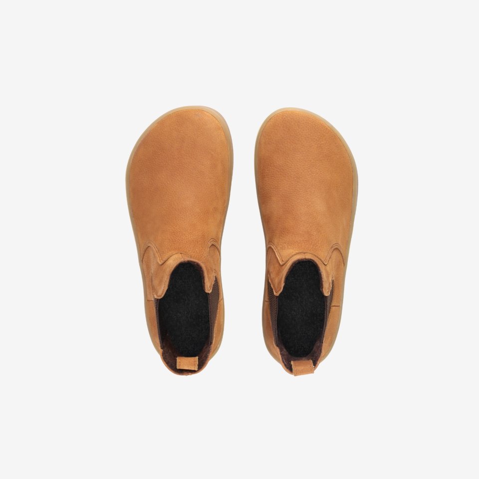 Barefoot Chelsea Boots Be Lenka Entice Neo - Cinnamon Brown