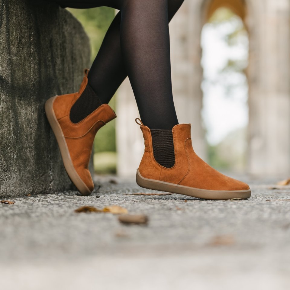 Barefoot Chelsea Boots Be Lenka Entice Neo - Cinnamon Brown