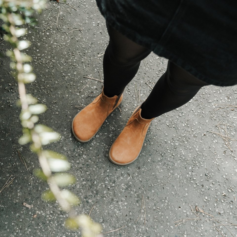 Barefoot Chelsea Boots Be Lenka Entice Neo - Cinnamon Brown