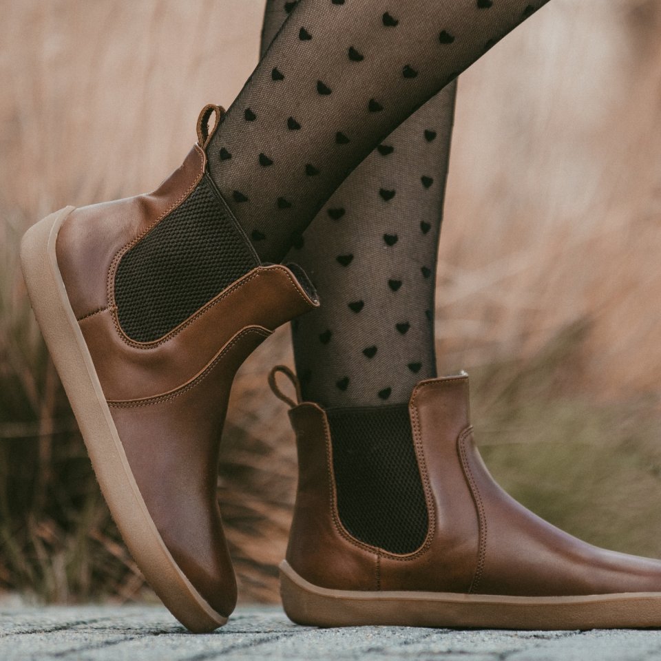 Barefoot Chelsea Boots Be Lenka Entice Neo - Dark Brown