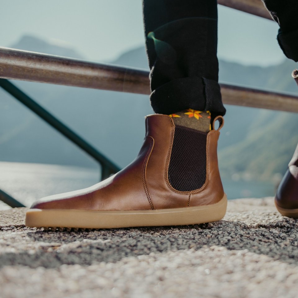 Barefoot Chelsea Boots Be Lenka Entice Neo - Dark Brown