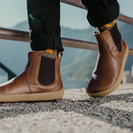 Barefoot Chelsea Boots Be Lenka Entice Neo - Dark Brown