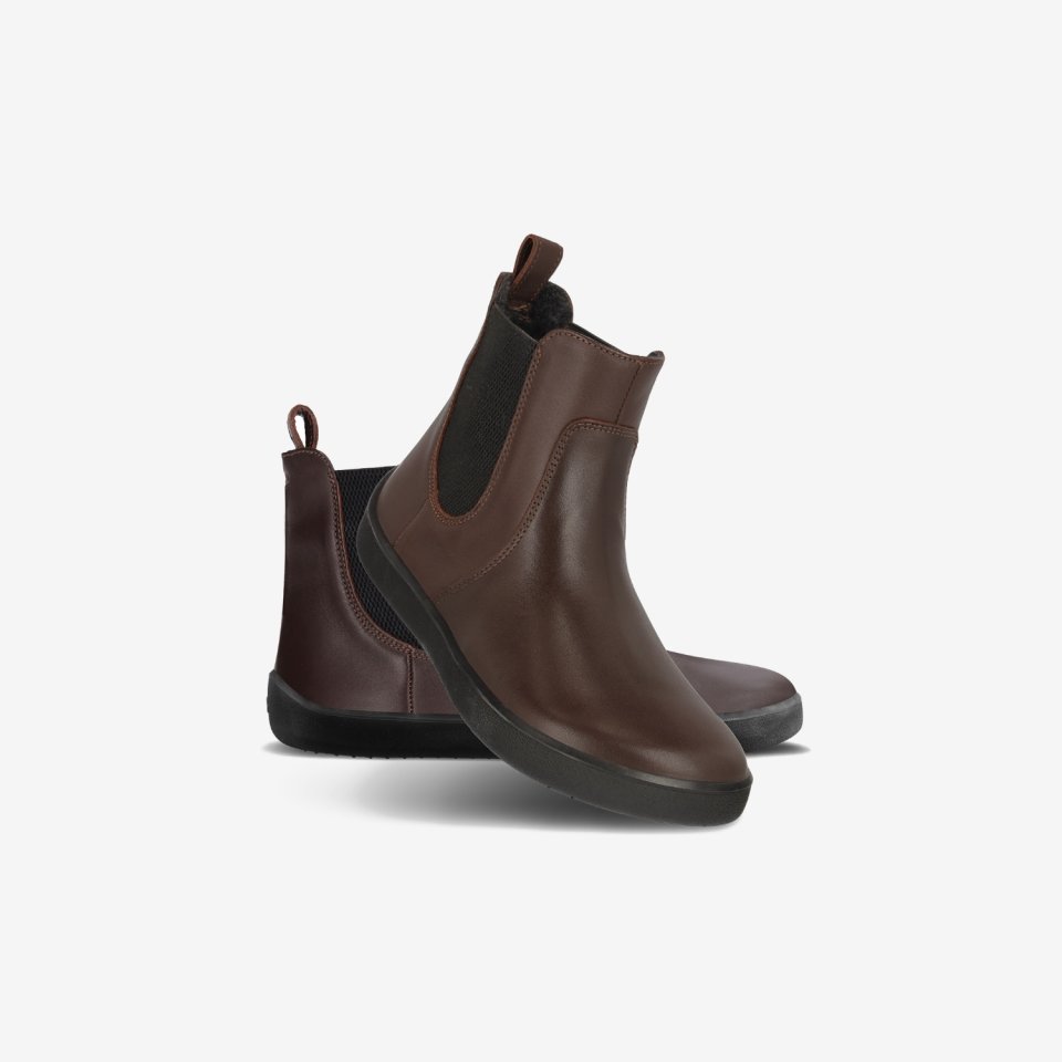 Barefoot Chelsea Boots Be Lenka Entice Neo - Dark Brown & Black