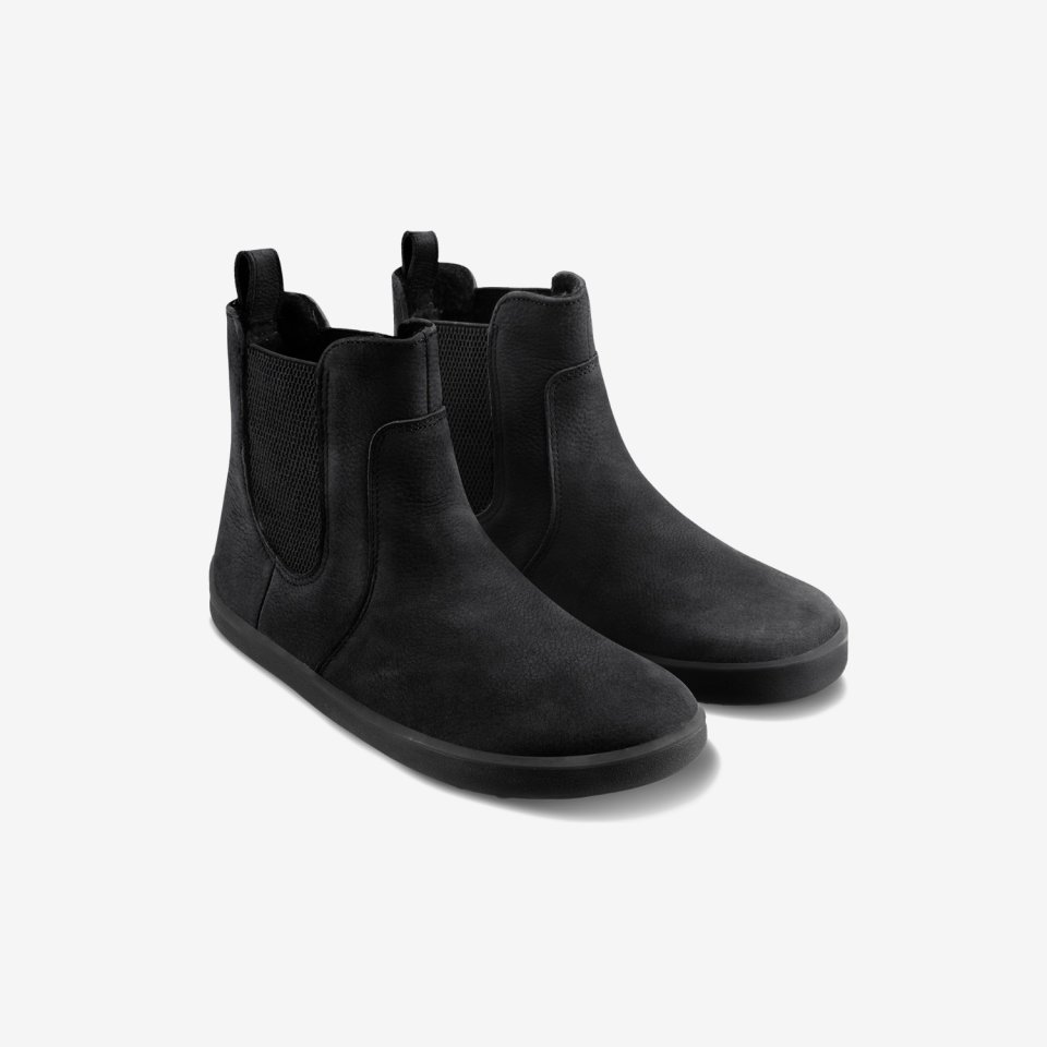 Barefoot Chelsea Boots Be Lenka Entice Neo - Matt Black