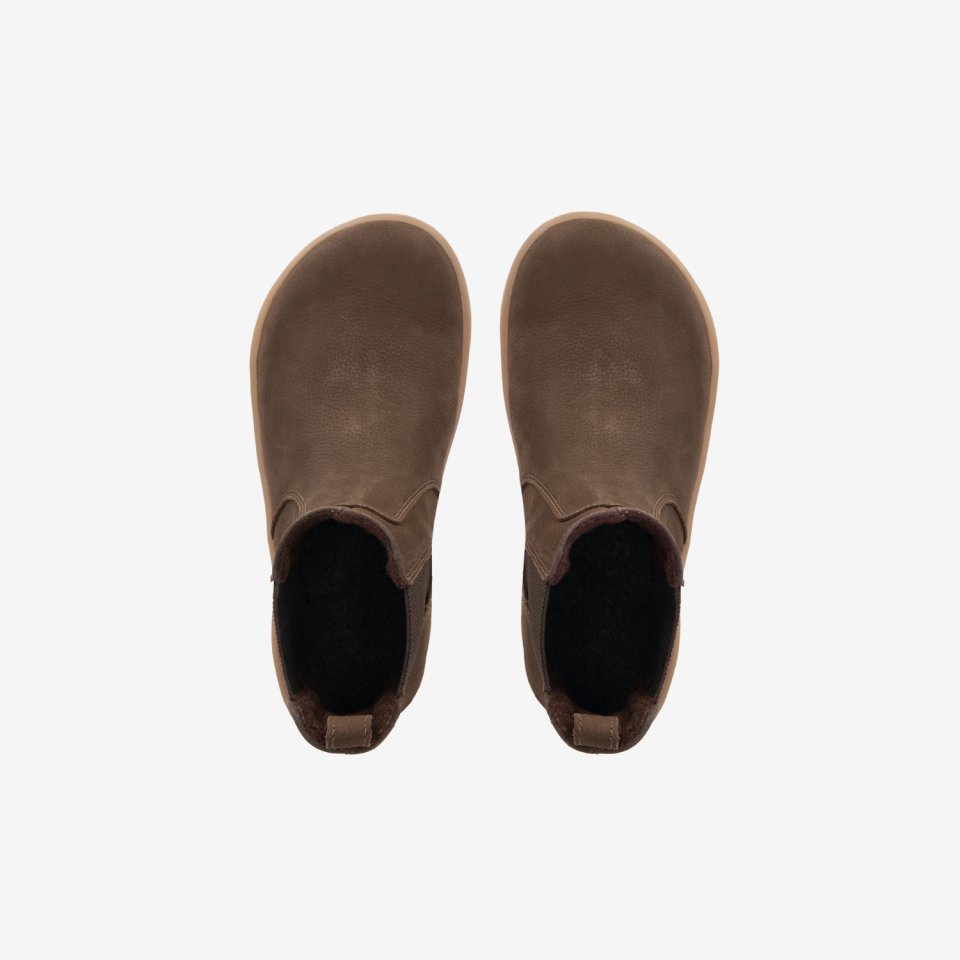 Barefoot Chelsea Boots Be Lenka Entice Neo - Matt Dark Brown