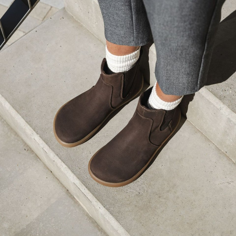 Barefoot Chelsea Boots Be Lenka Entice Neo - Matt Dark Brown