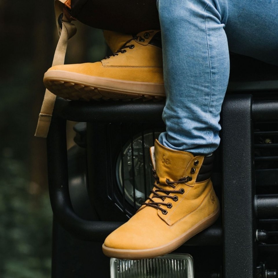 Barefoot Boots Be Lenka Nevada Neo - Mustard