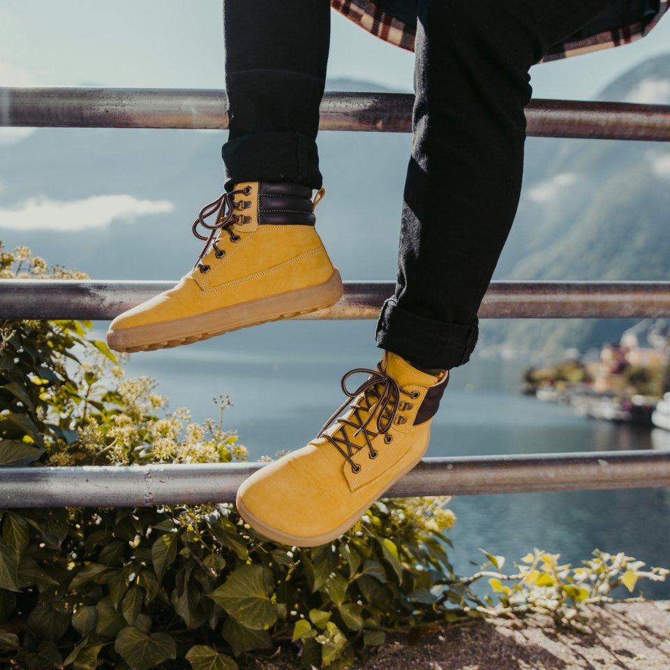 Barefoot Boots Be Lenka Nevada Neo - Mustard