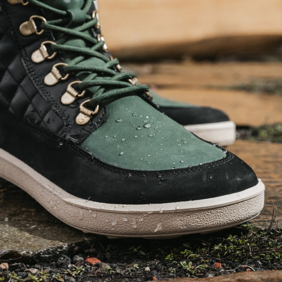 Barefoot Boots Be Lenka Olivia - Black & Dark Green