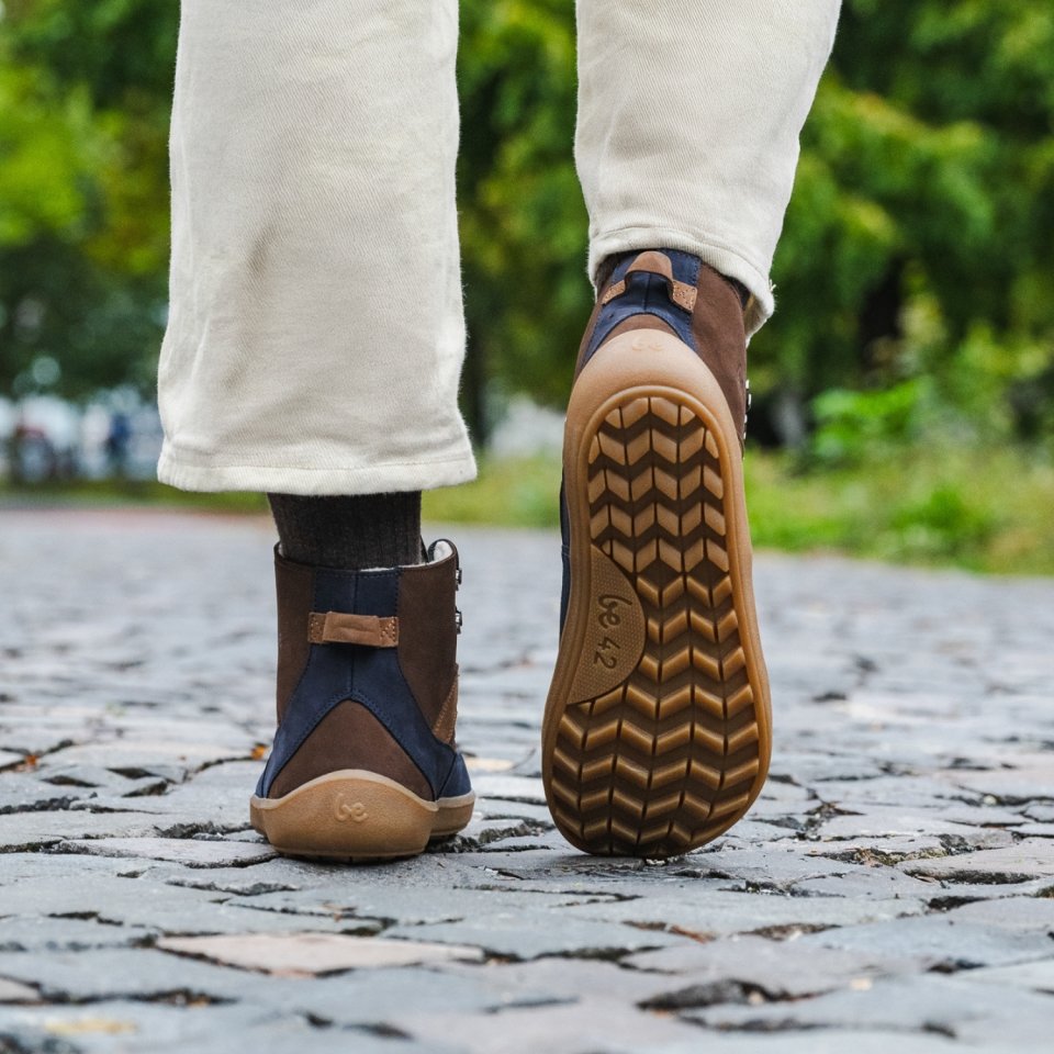 Barefoot Boots Be Lenka York - Brown & Navy