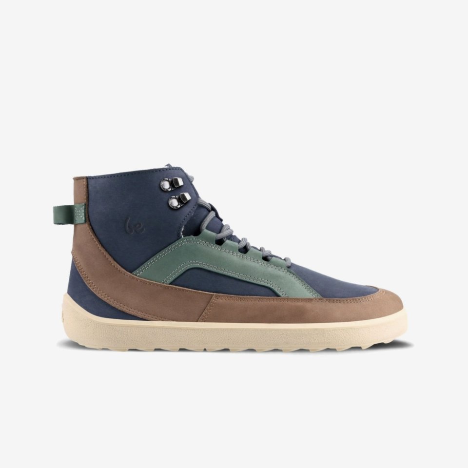 Barefoot Boots Be Lenka York - Navy, Brown & Beige