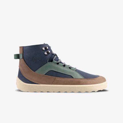 Barefoot Boots Be Lenka York - Navy, Brown & Beige