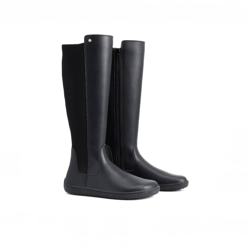 Barefoot Knee-High Boots Be Lenka Symphony - Black