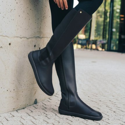 Barefoot Knee-High Boots Be Lenka Symphony - Black